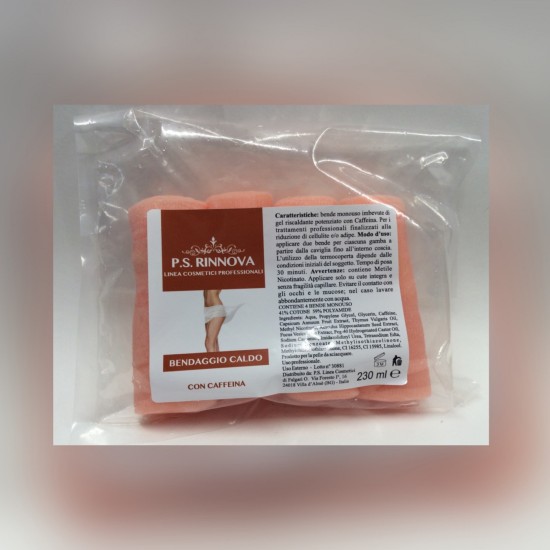 PS RINNOVA - BENDAGGIO CALDO CON CAFFEINA H10 CM 9 + 9 METRI